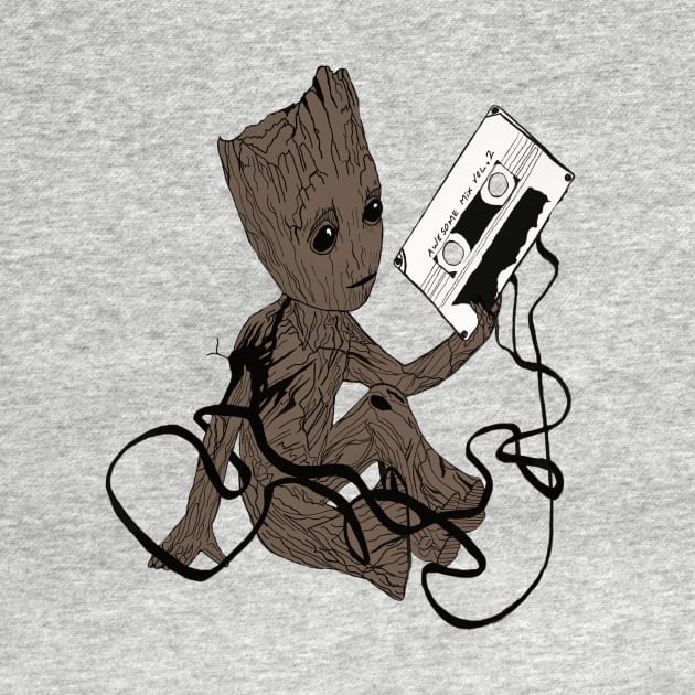 Groot Galaxy Remix by Sandman